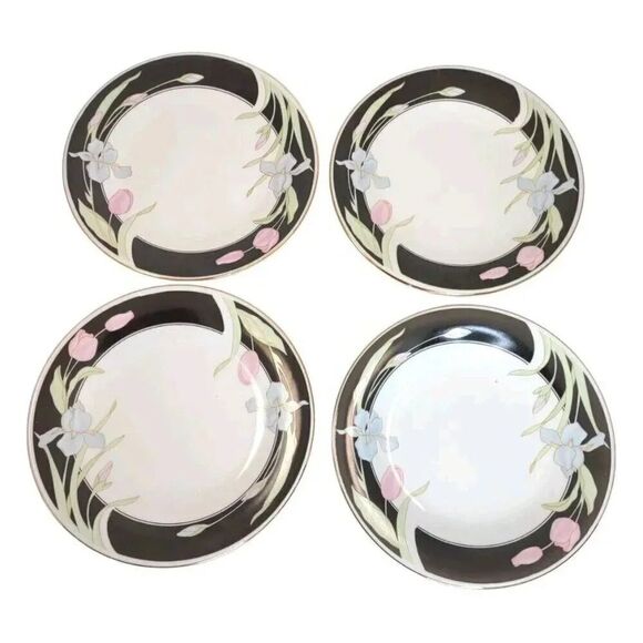 Set of 4 Fairfield Vanessa Fine China 7-3/8" Salad or Bread Plate - Picture 1 of 16